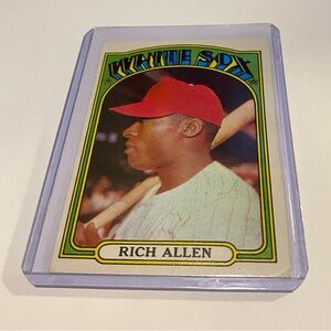 Rich Allen 1972 Topps Baseball Card #240 Chicago White Sox Vintage Collectible